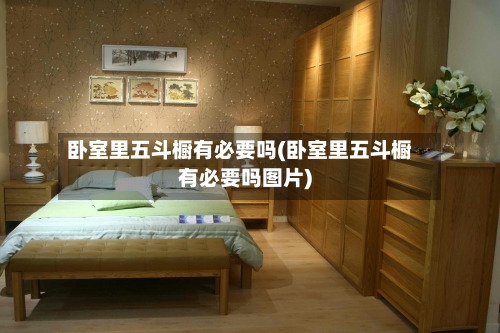 卧室里五斗橱有必要吗(卧室里五斗橱有必要吗图片)-第3张图片