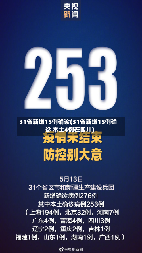 31省新增15例确诊(31省新增15例确诊 本土4例在四川)-第3张图片