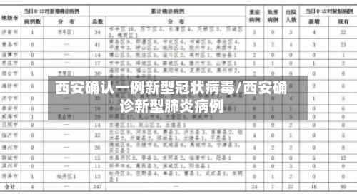 西安确认一例新型冠状病毒/西安确诊新型肺炎病例-第2张图片